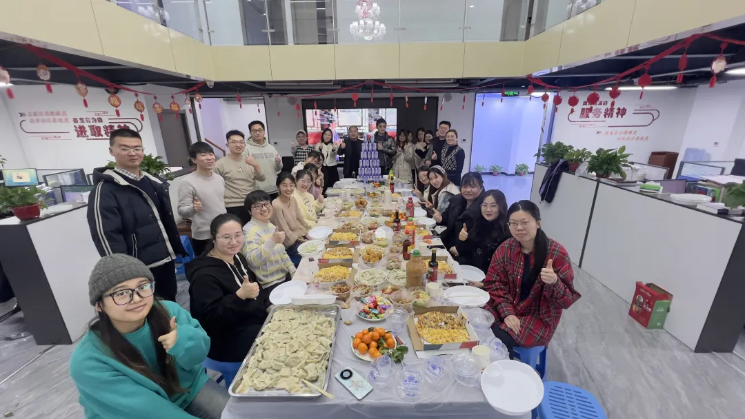 河北金卷舉辦“爭做餃餃者”包餃子 送祝福 賀新春活動